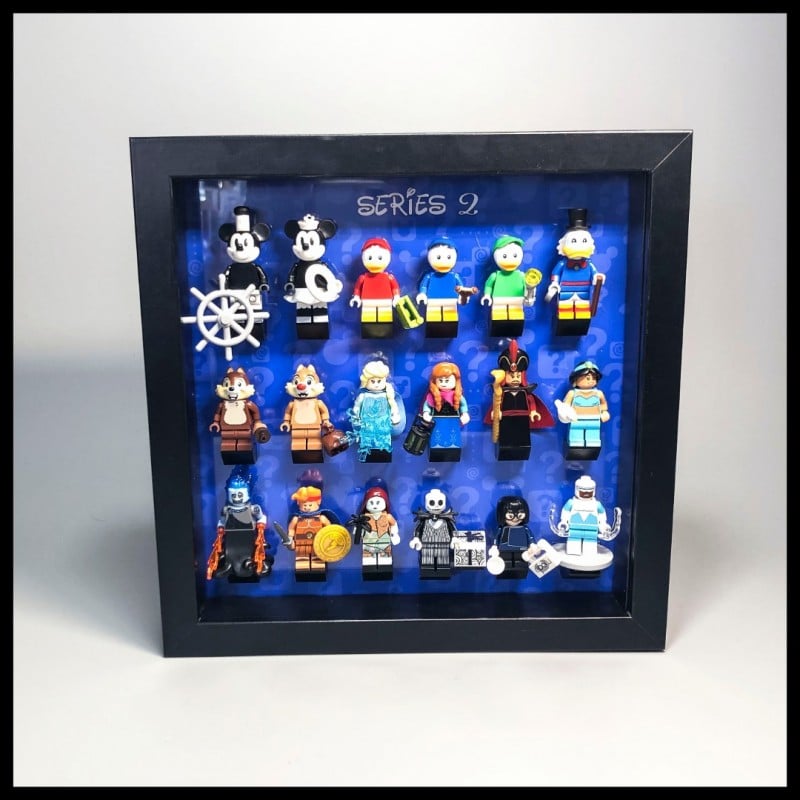 Acrylic Frame Insert For LEGO Disney Series Minifigures Blue