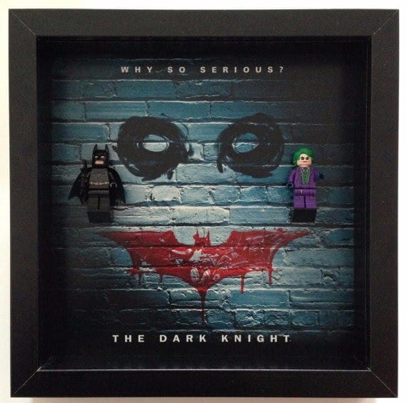 Dark Knight Acrylic Display Frame