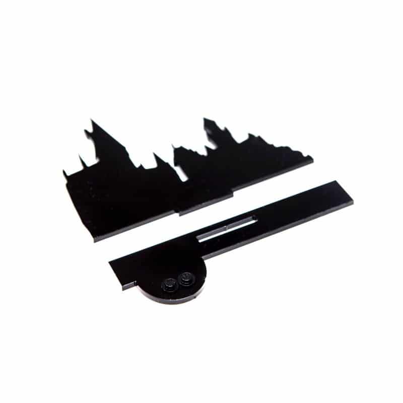 Hogwarts Silhouette Acrylic Skyline Stand
