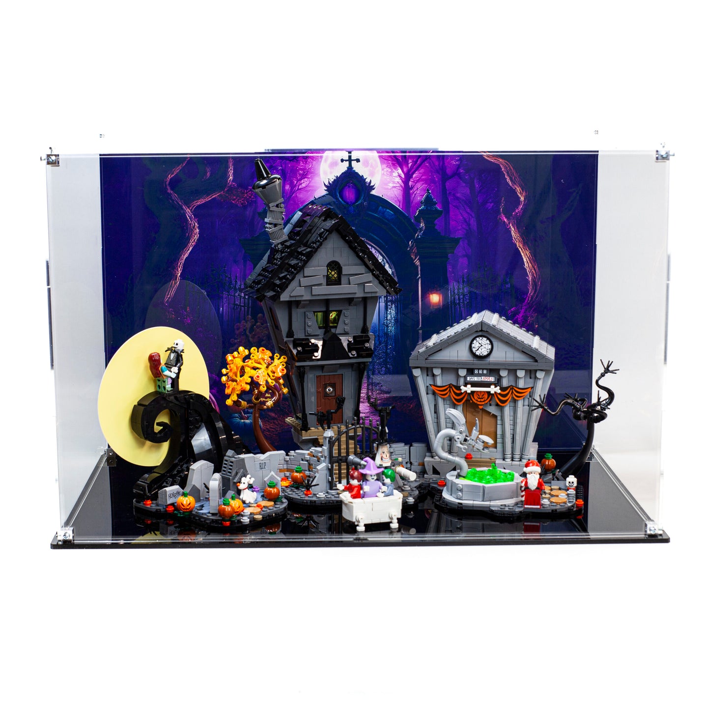 Premium Acrylic Display Case for LEGO The Nightmare Before Christmas 21351