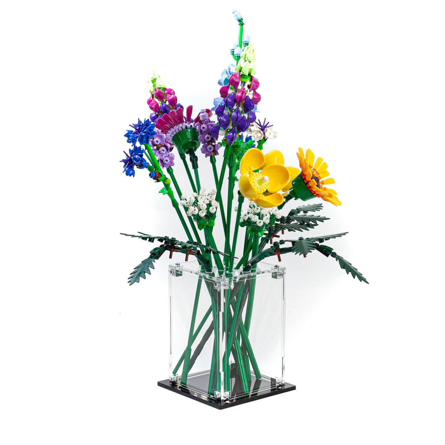Acrylic Display Case/Vase For LEGO Bouquet of Flowers