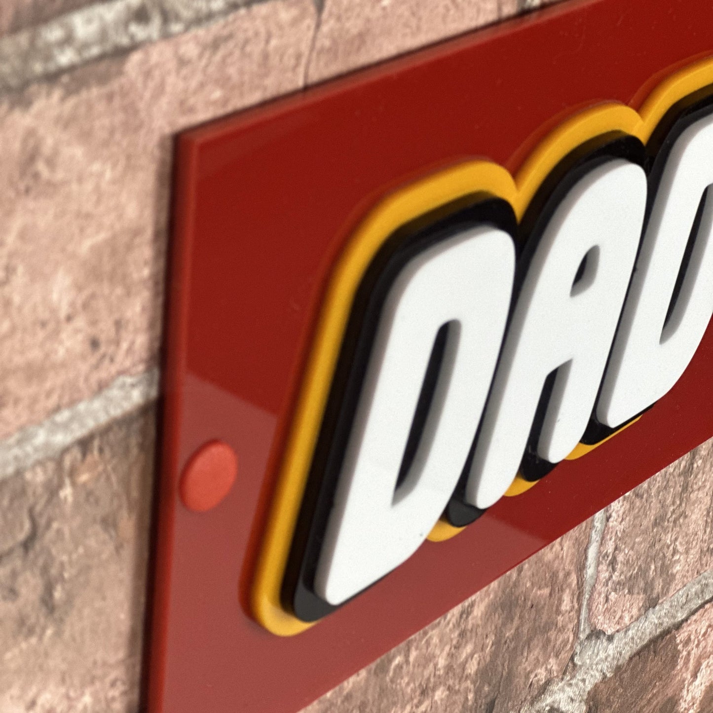 3D Stacked Acrylic Name Plaque