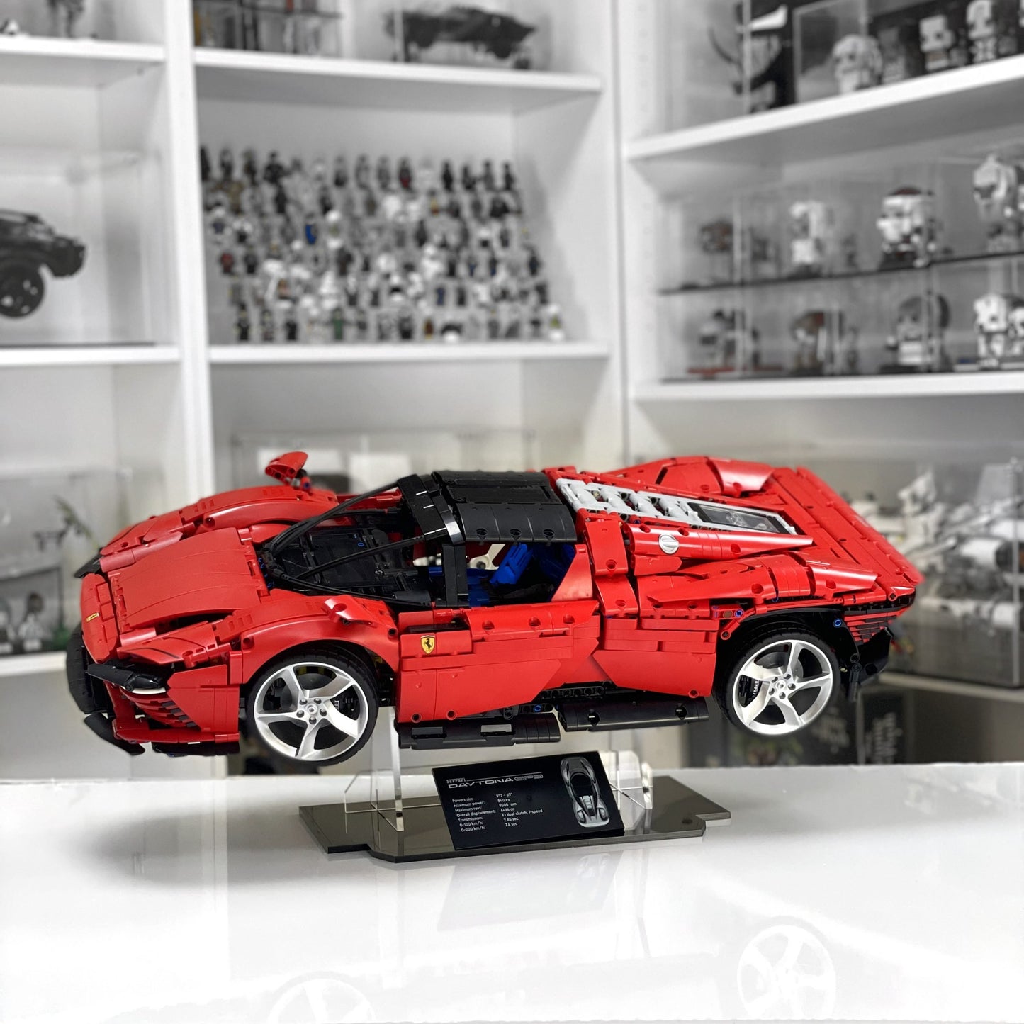 Acrylic Display Stand for the LEGO® Ferrari Daytona SP3 42143
