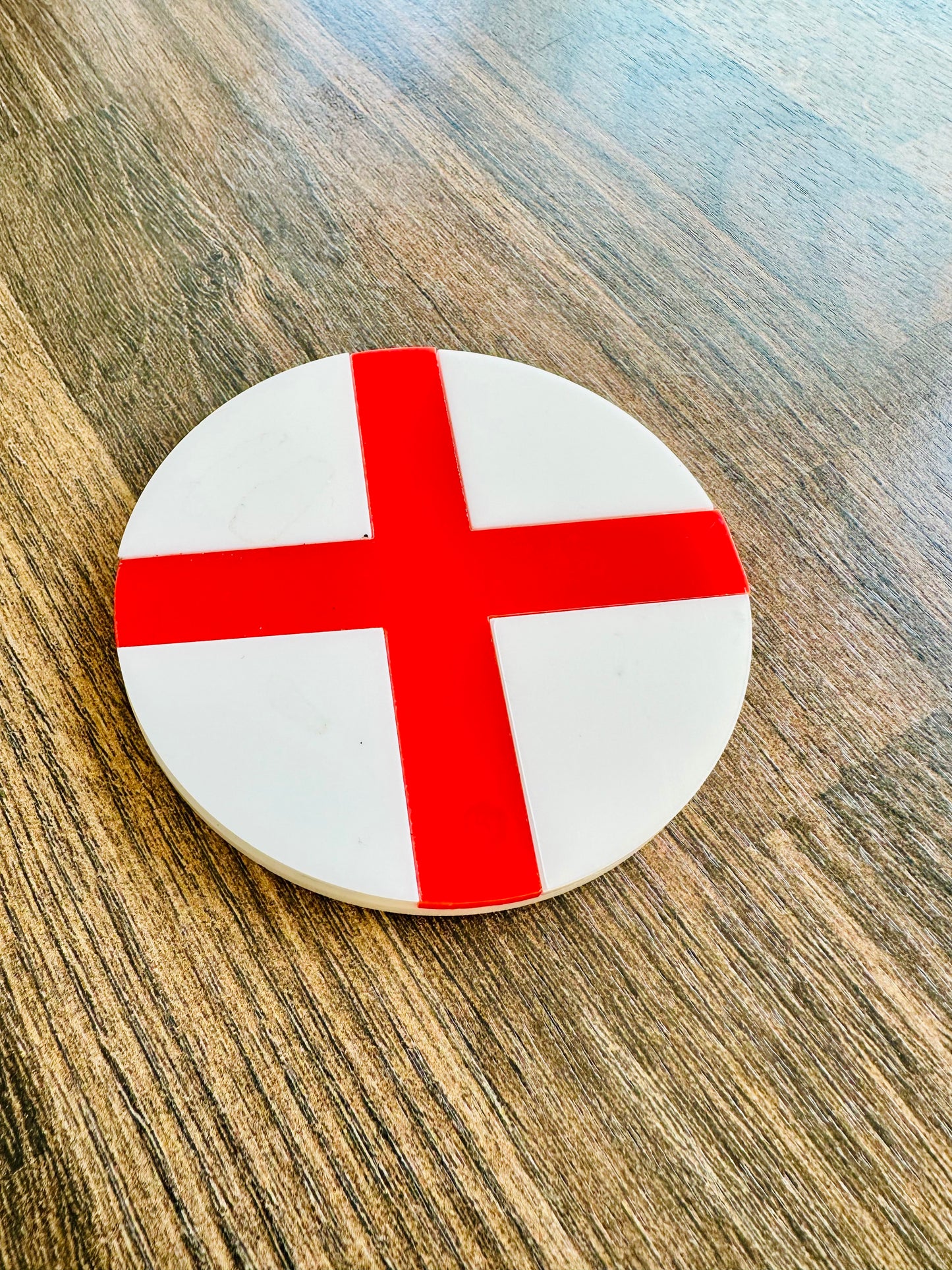 England acrylic coaster