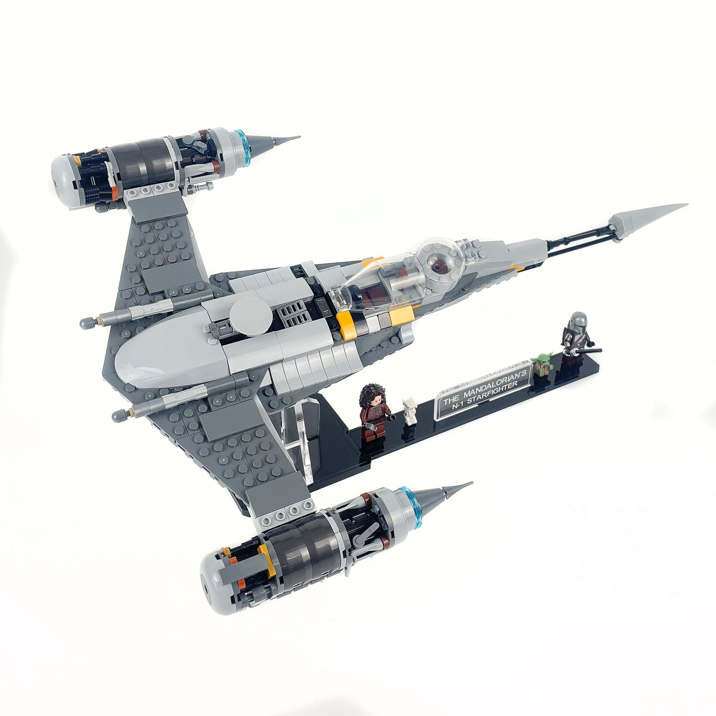 Acrylic Display Stand For LEGO The Mandalorian's N-1 Starfighter™ 75325