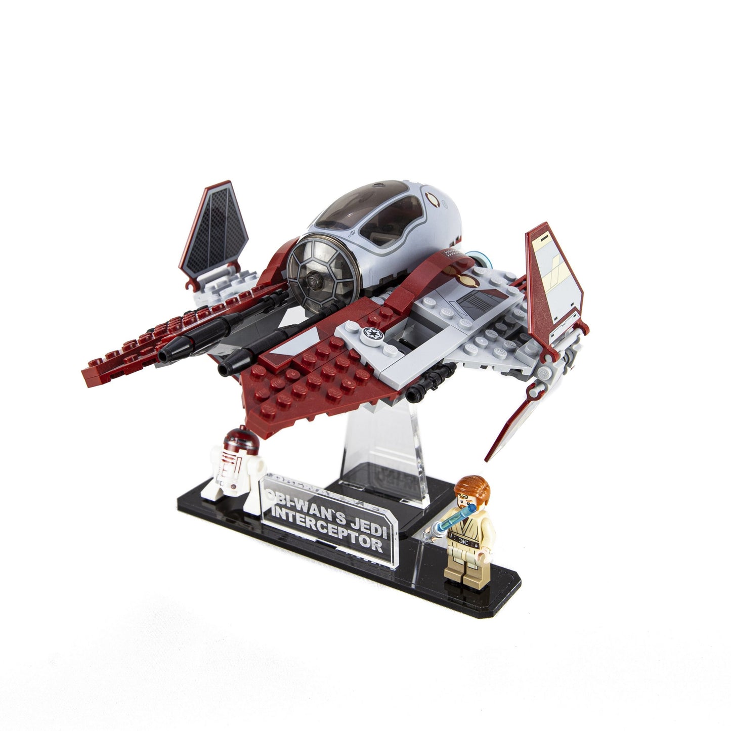 Acrylic Display Stand for LEGO Star Wars Obi-Wan’s Jedi Interceptor™ 75135