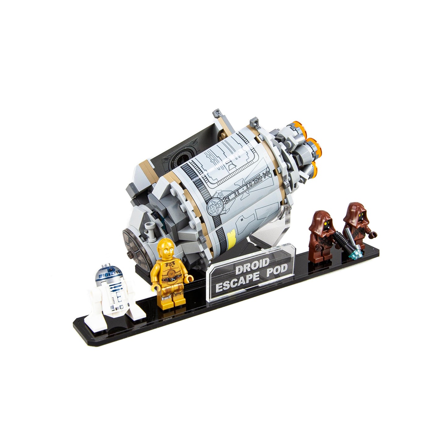 Acrylic Display Stand for LEGO Star Wars Droid™ Escape Pod 75136