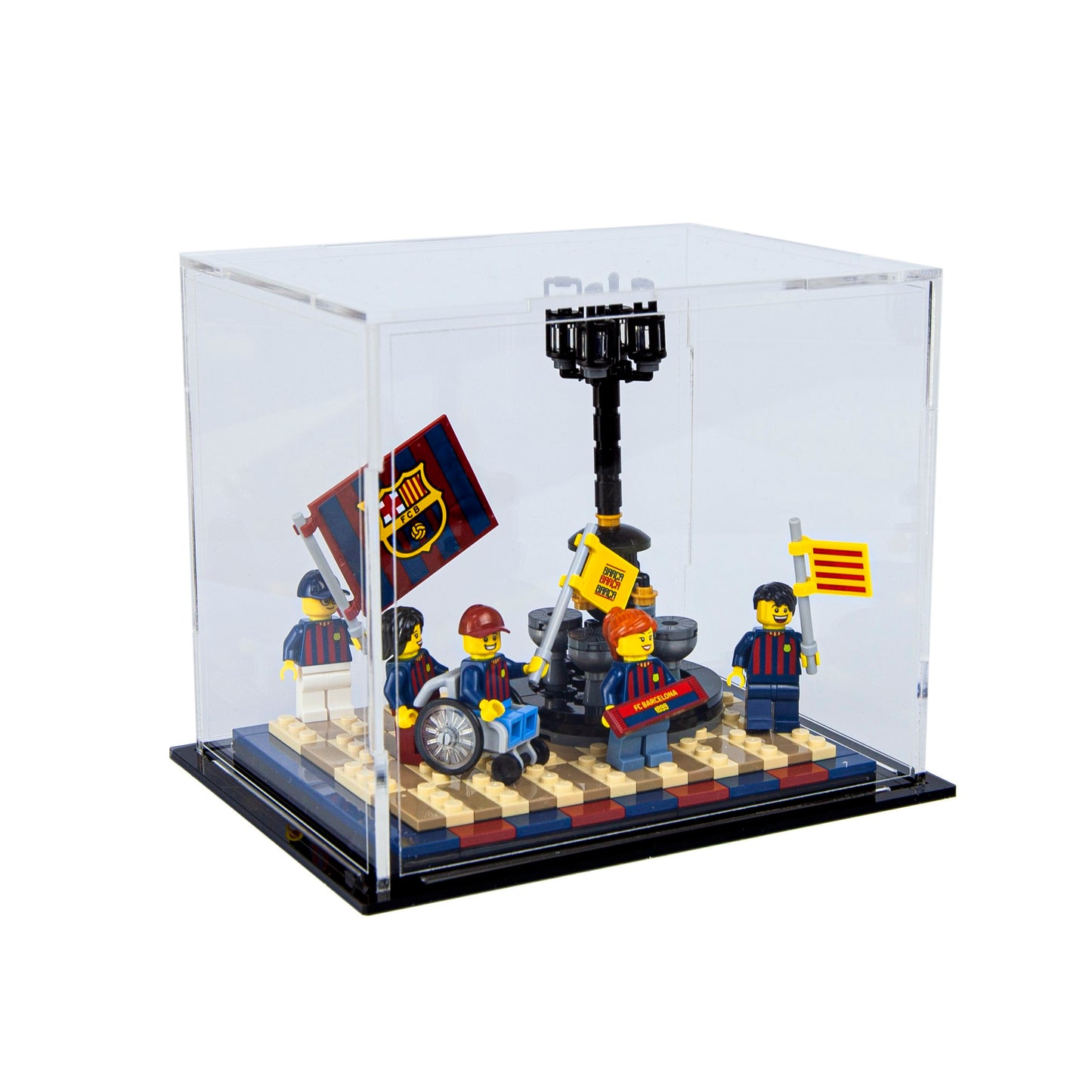 Acrylic Display Case for LEGO FC Barcelona Celebration 40485