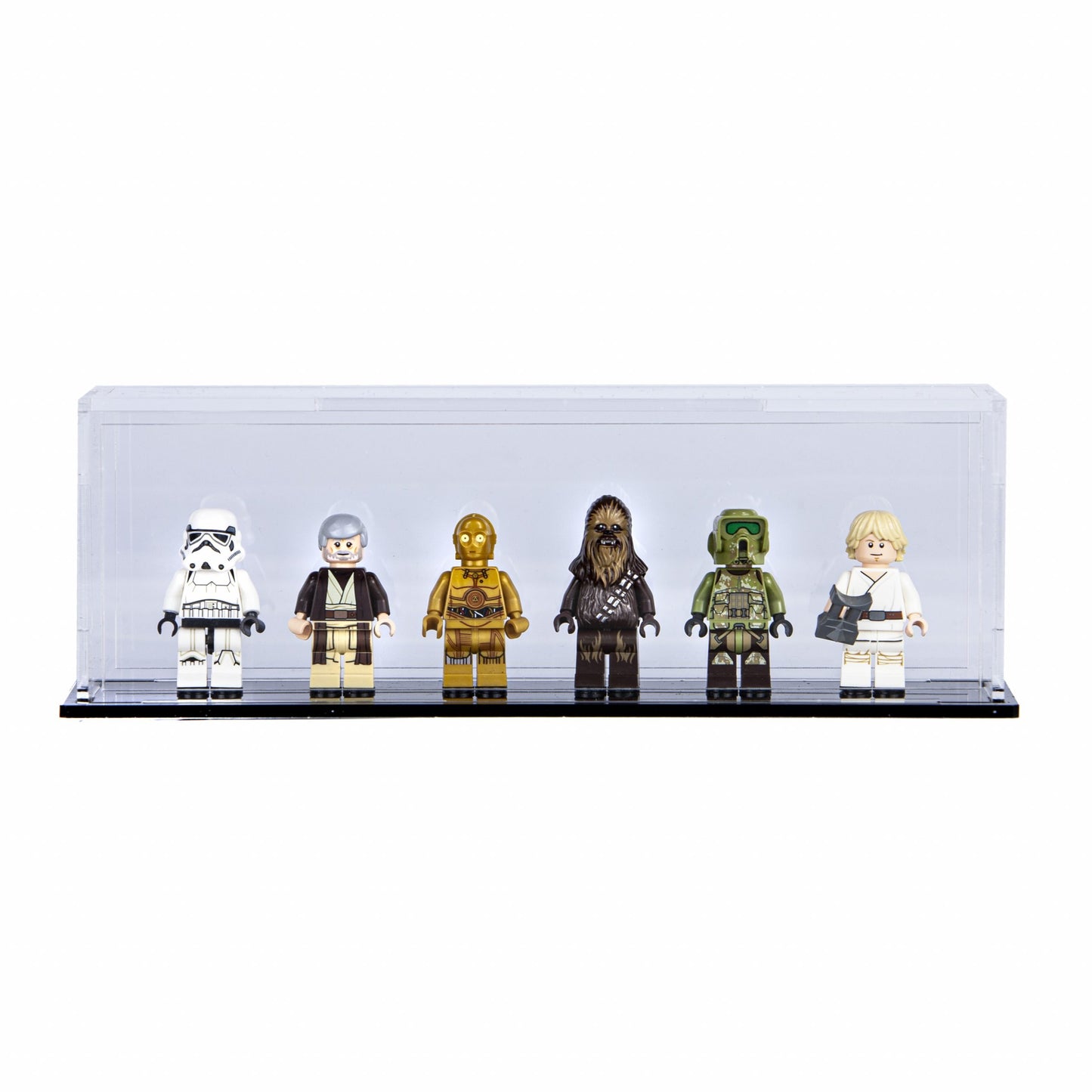 Minifigure Acrylic Display Case for 6 (BOGOF 2 pack)