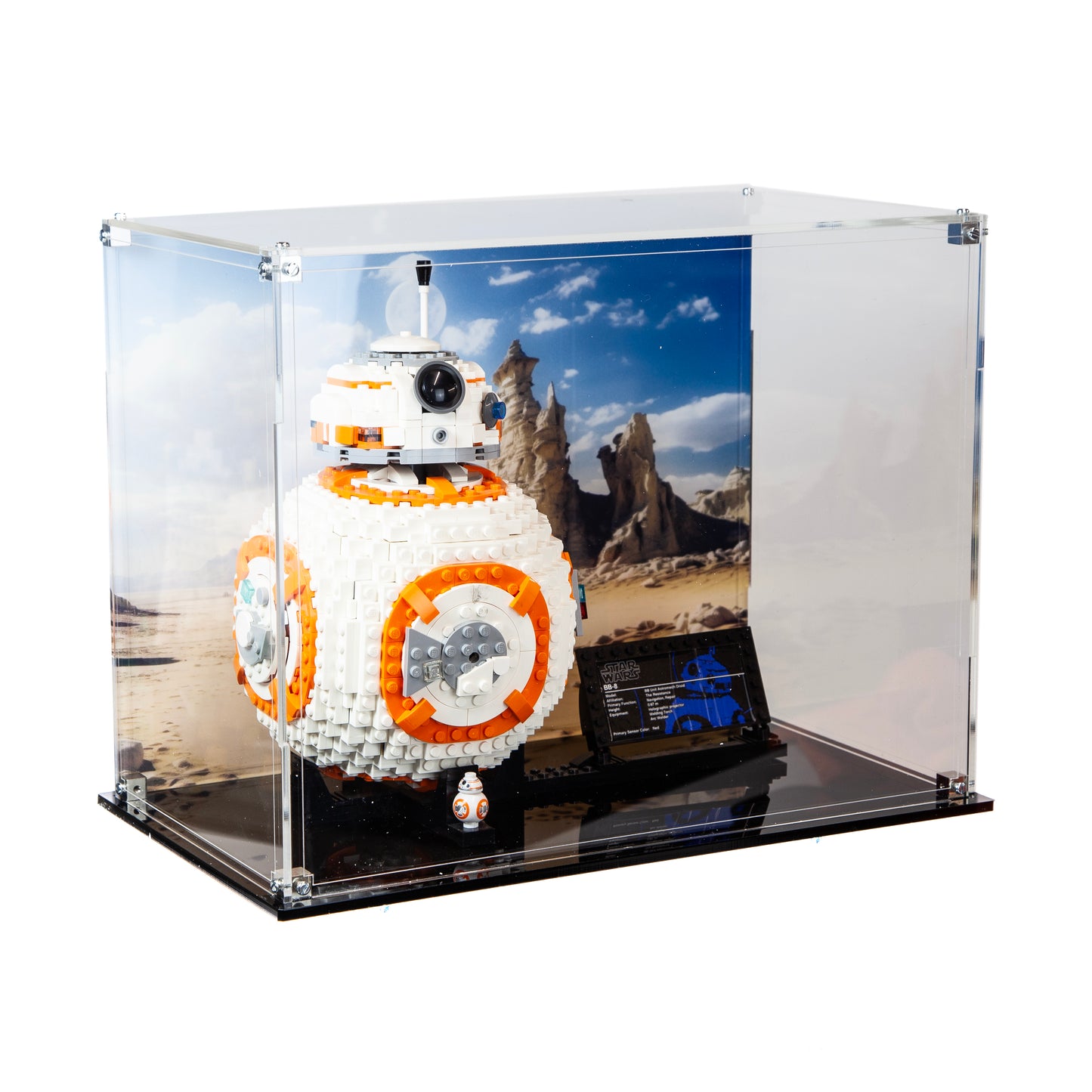 Premium Acrylic Display Case for the LEGO BB-8 75187