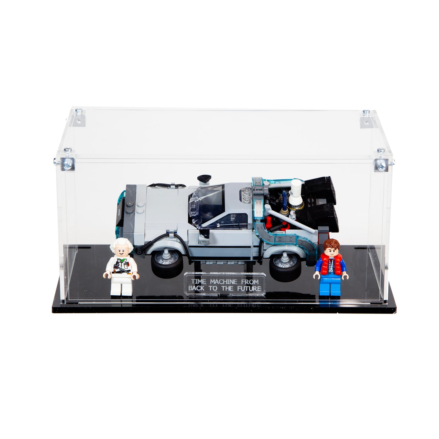 Premium Acrylic Display Case for the Back to the Future Time Machine 77256