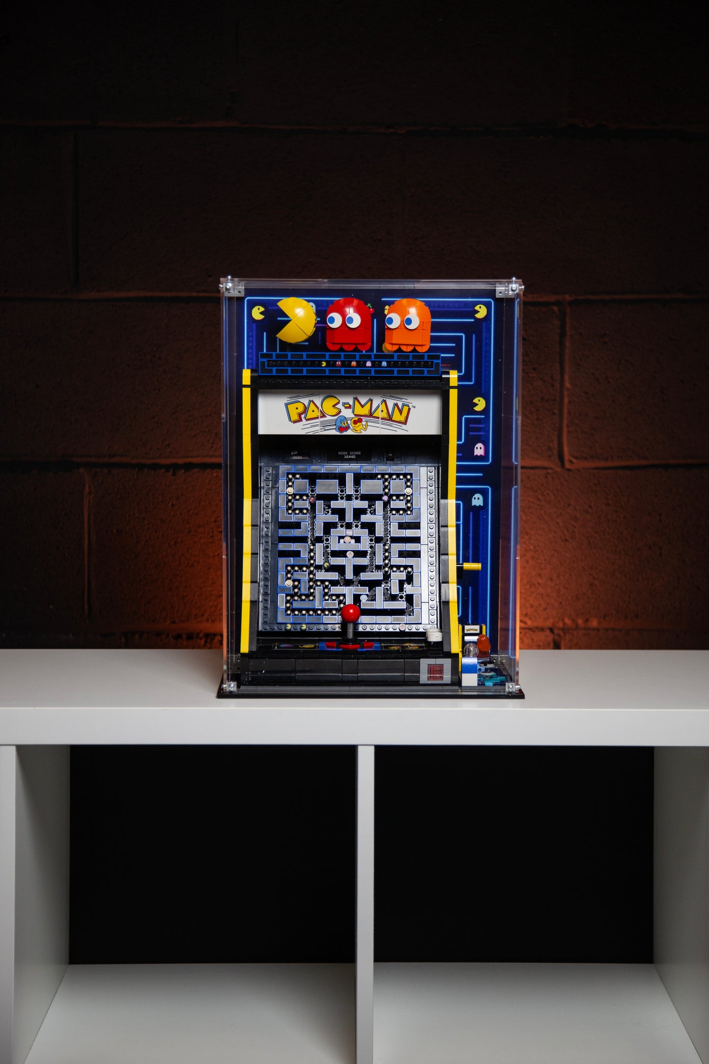 Acrylic Display Case for LEGO PAC-MAN Arcade (Set 10323)