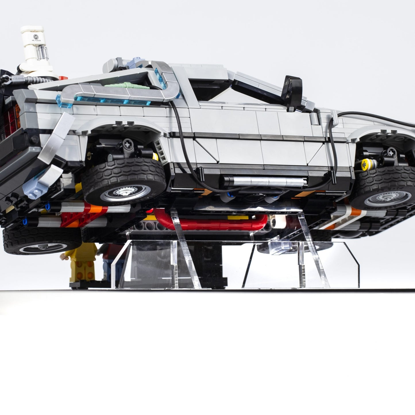 Acrylic Display Case with Stand for LEGO Back to the Future Time Machine 10300