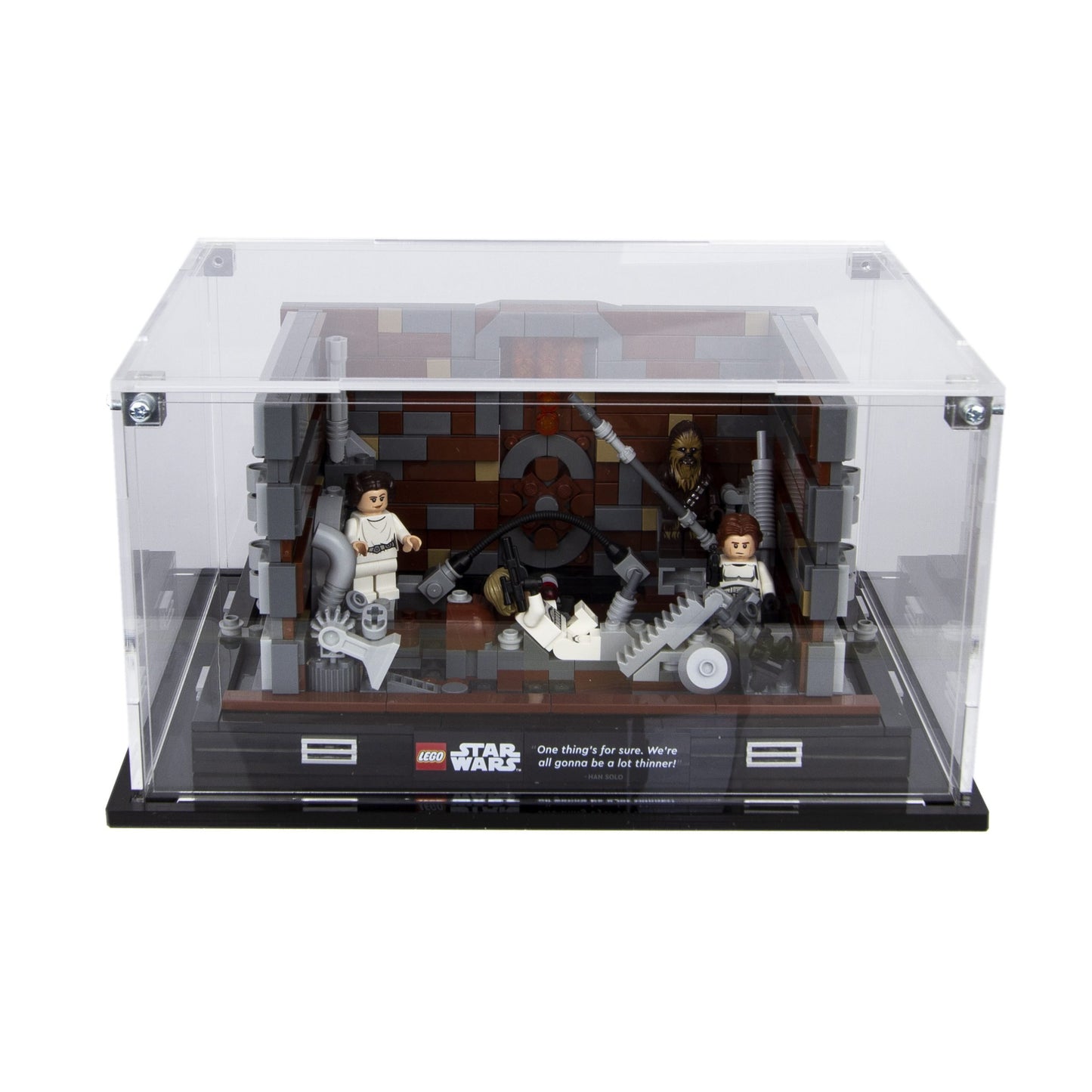 Acrylic Display Case for the LEGO® Death Star™ Trench Run/Trash Compactor Diorama 75339 & 75239