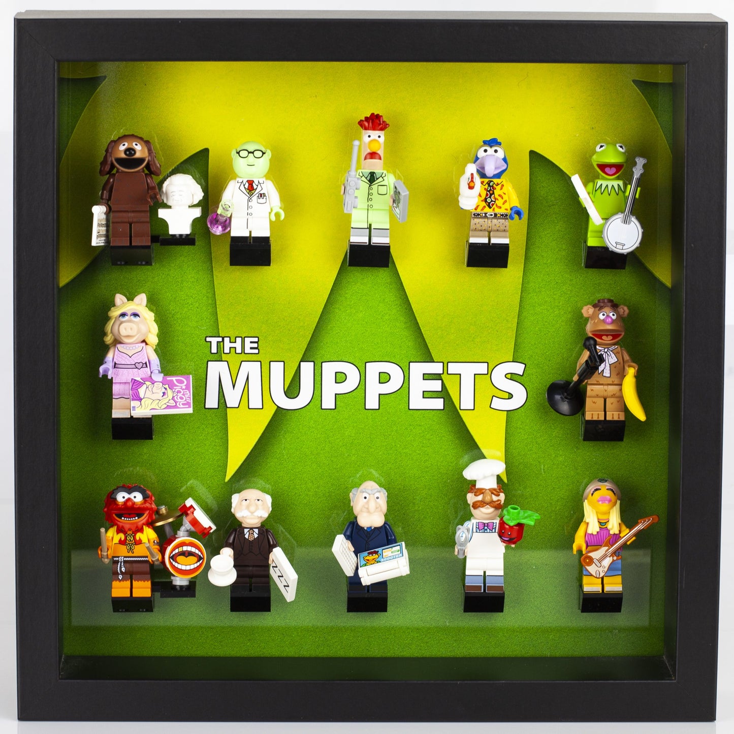 Acrylic Frame Insert for The muppets minifigure series White
