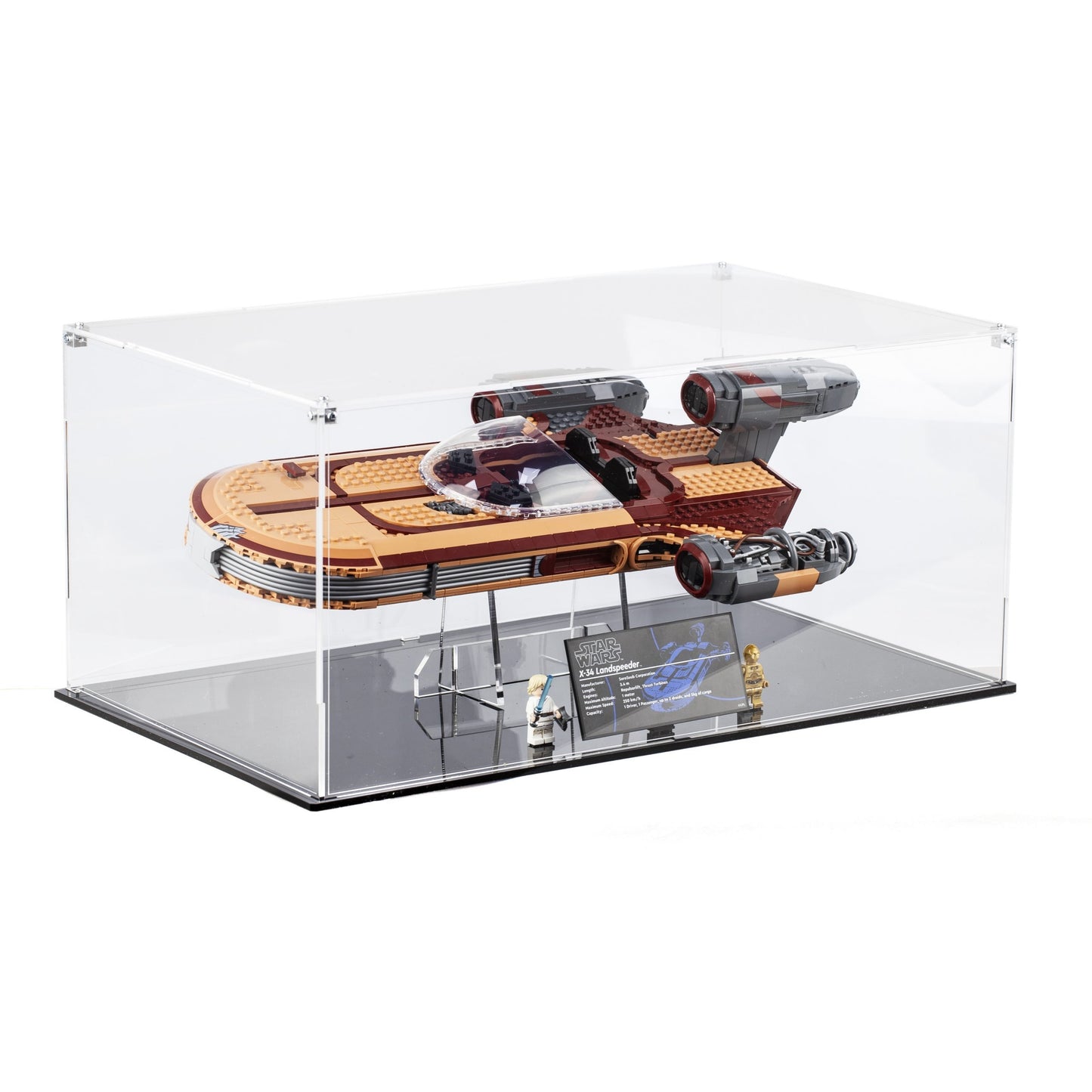 Acrylic Display Case for the LEGO® Luke Skywalker’s Landspeeder™ 75341