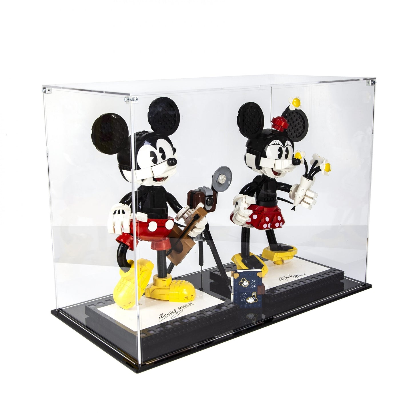 Acrylic Display Case for the LEGO® Mickey Mouse & Minnie Mouse Buildable Characters 43179