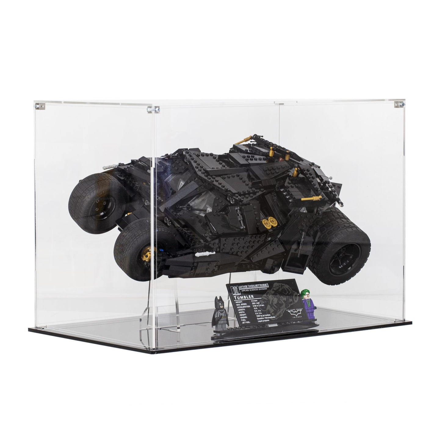 Acrylic Display Case With Internal Stand For LEGO® The Tumbler 76023