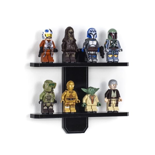 Wall mounted Acrylic Minifigure Stands
