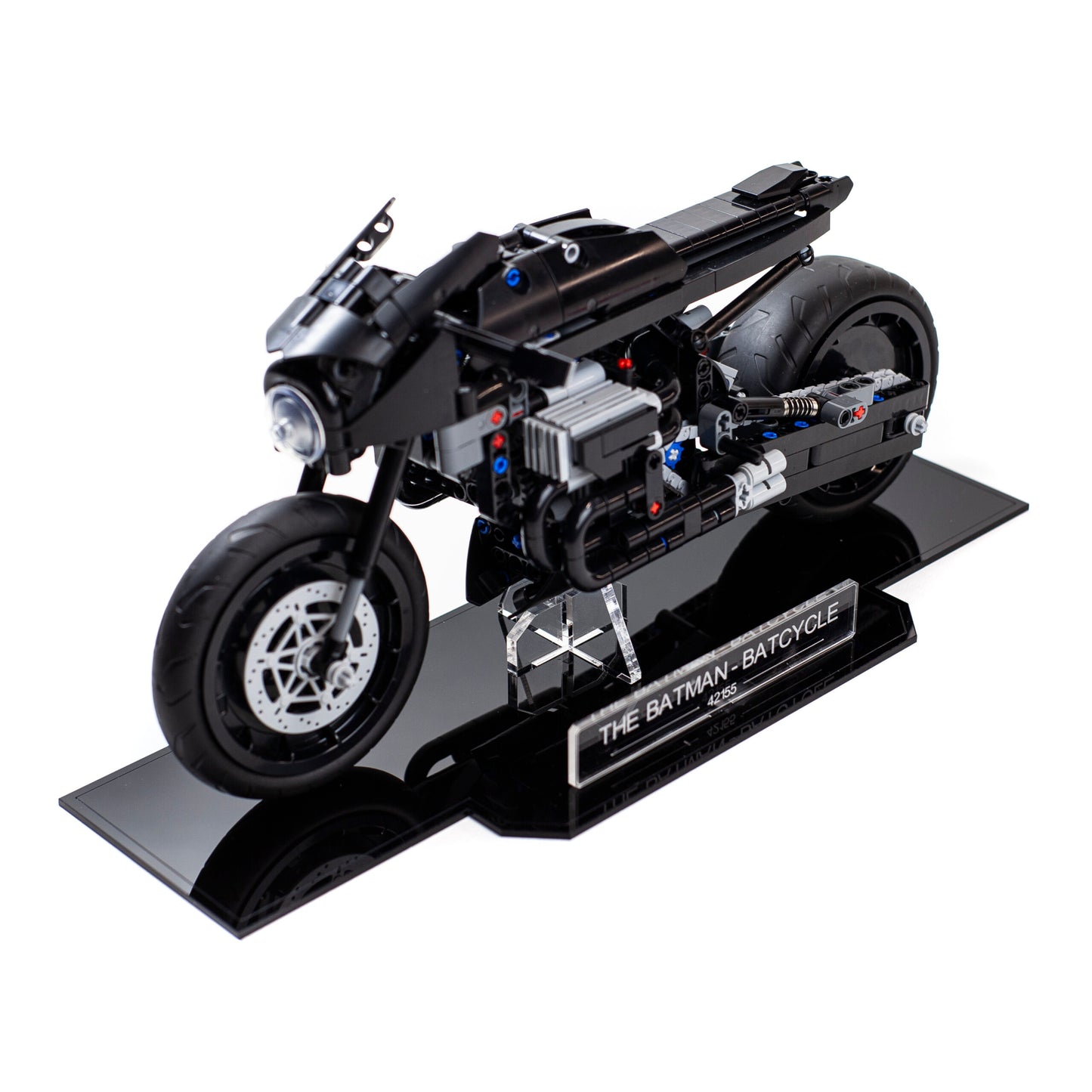Acrylic display stand for LEGO THE BATMAN – BATCYCLE™ 42155