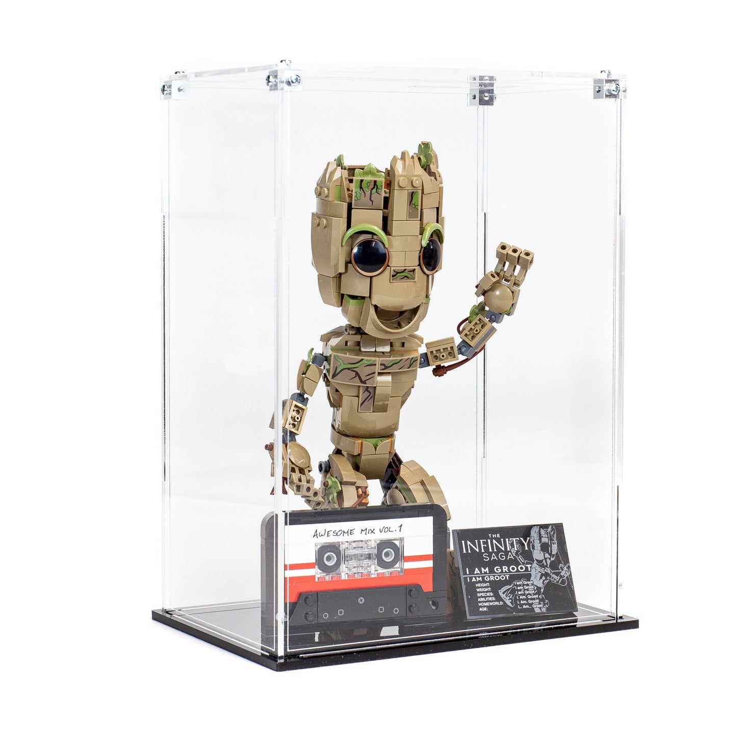 Acrylic Display Case for the LEGO® MARVEL I am Groot 76217