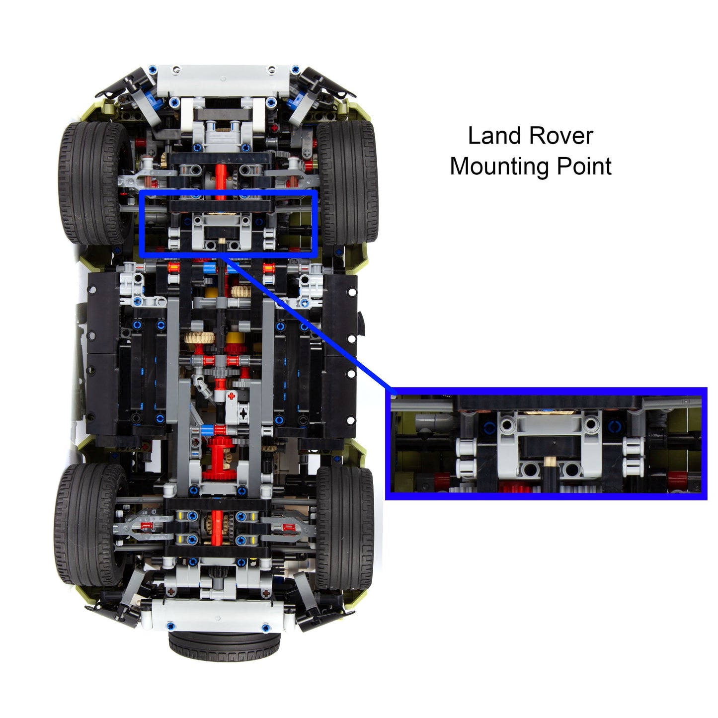 Wall mounted car stand For LEGO Technic™ Land Rover Defender 42110