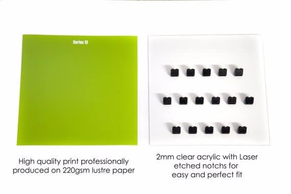 Acrylic Frame Insert For LEGO Benny’s Space Squad Minifigures