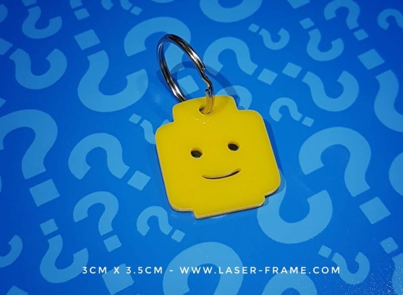 Minifigure Head Keyring