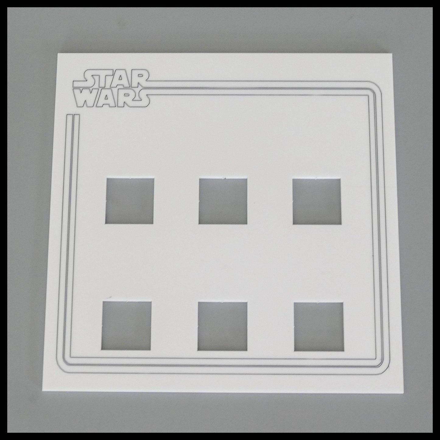 Star Wars 20th Anniversary Display Insert for LEGO Minifigures (Copy)