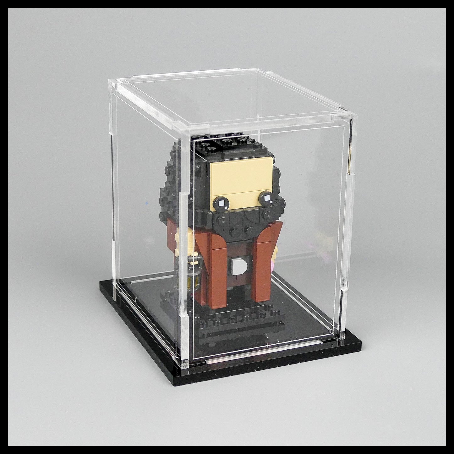 Acrylic stackable Display Case for LEGO Brickheadz (single)