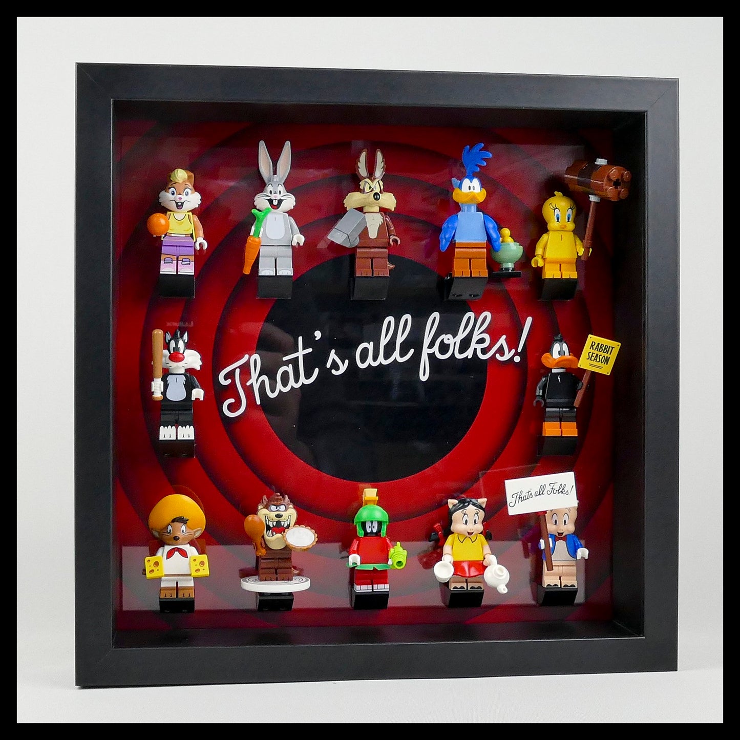 Acrylic frame Insert For Looney Tunes Minifigure Series