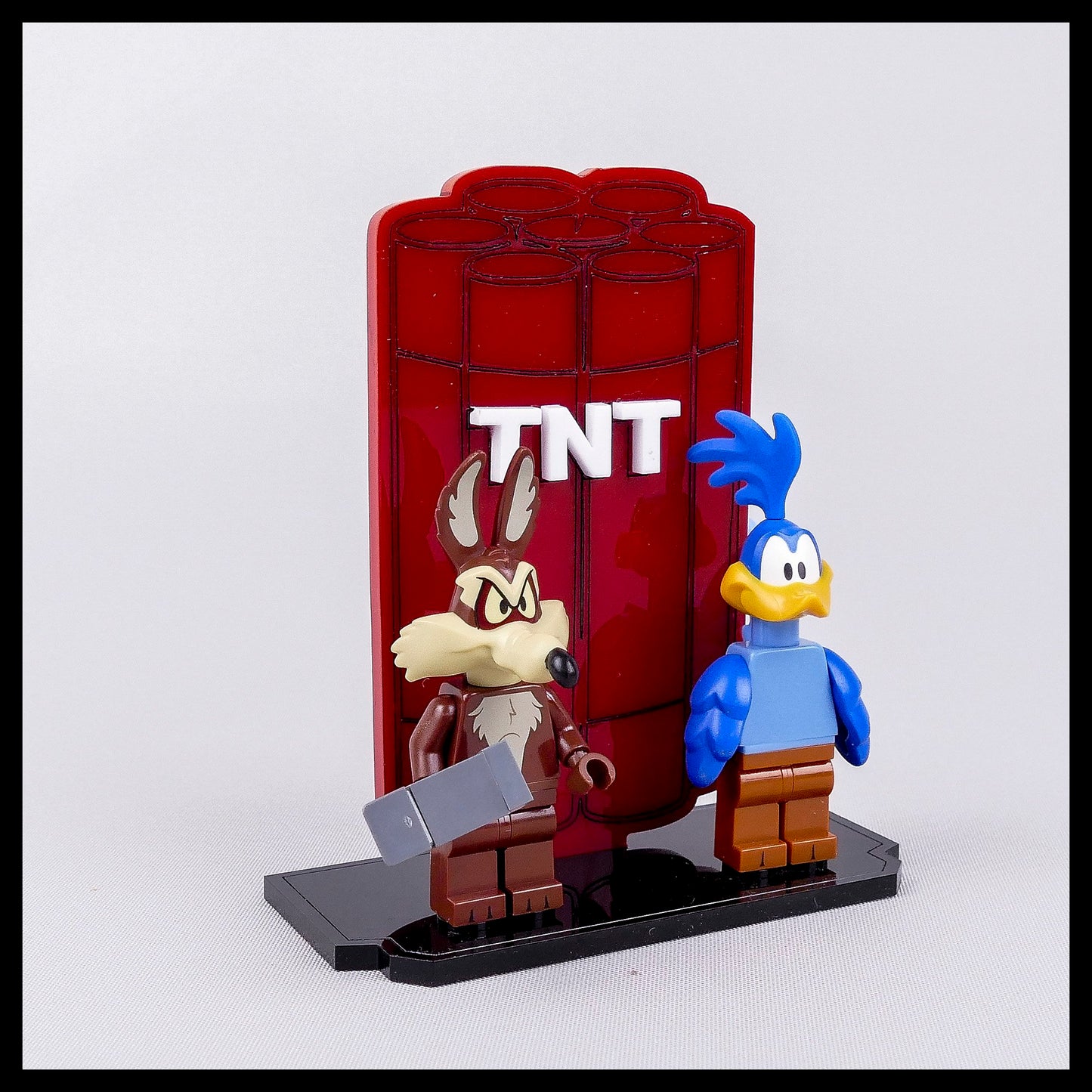 TNT Minifigure Display stand for LEGO Looney Tunes