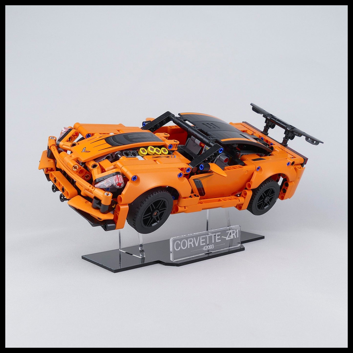 Acrylic Display Stand for LEGO Chevrolet Corvette ZR1 (42093)