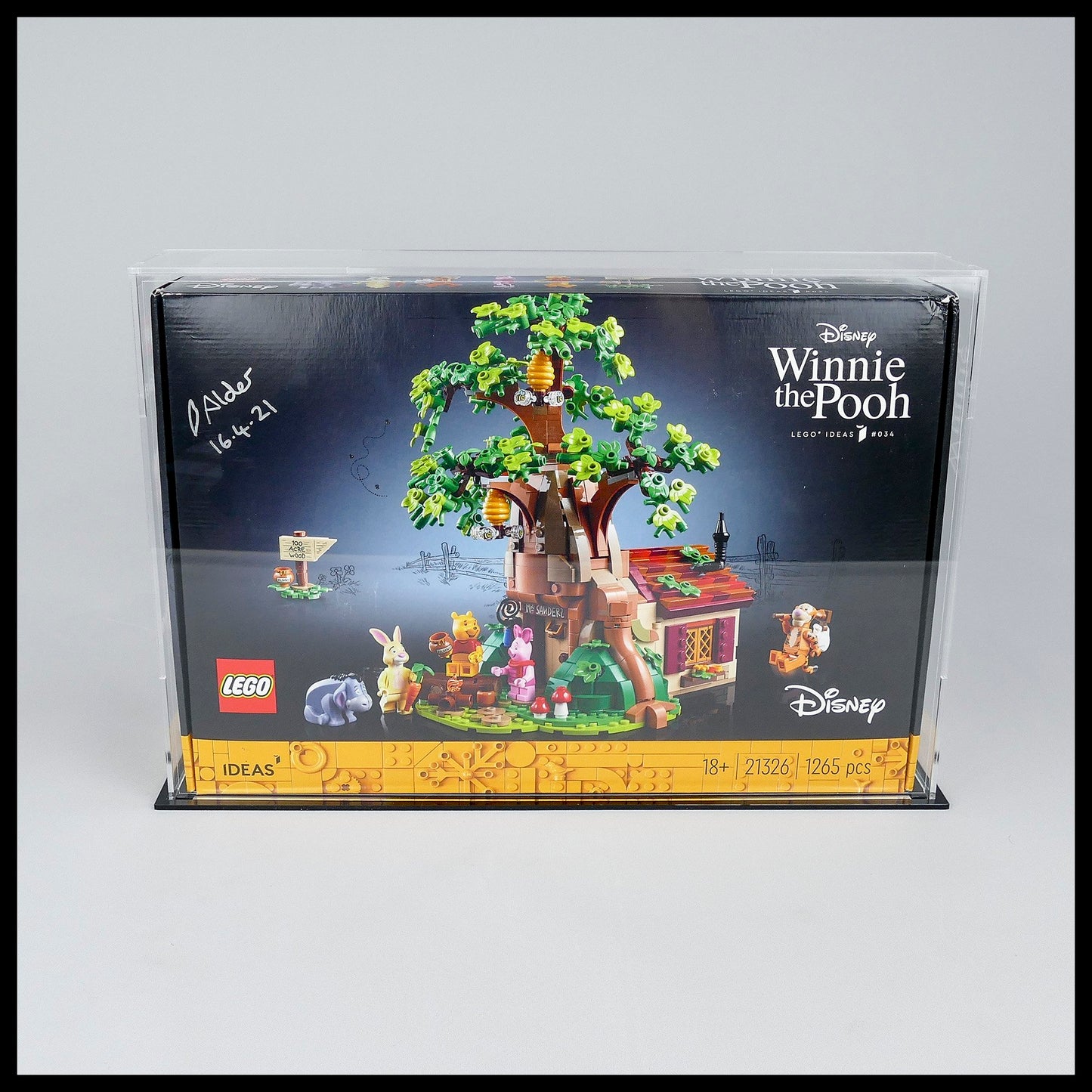 Acrylic Display Case for LEGO Winnie the Pooh box (21326)
