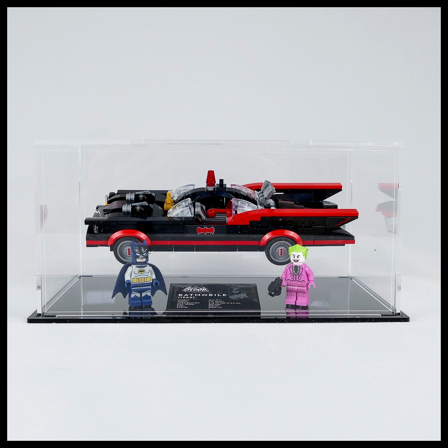Acrylic Display Case For LEGO Batman™ Classic TV Series Batmobile™ 76188