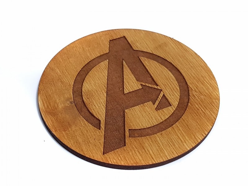 Super Hero Wooden Coasters
