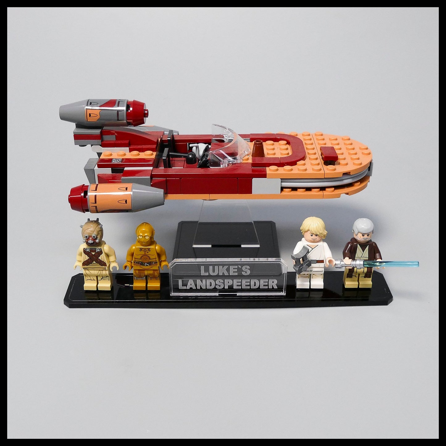 Acrylic Display Stand for LEGO Star Wars Luke's Landspeeder™ 75173