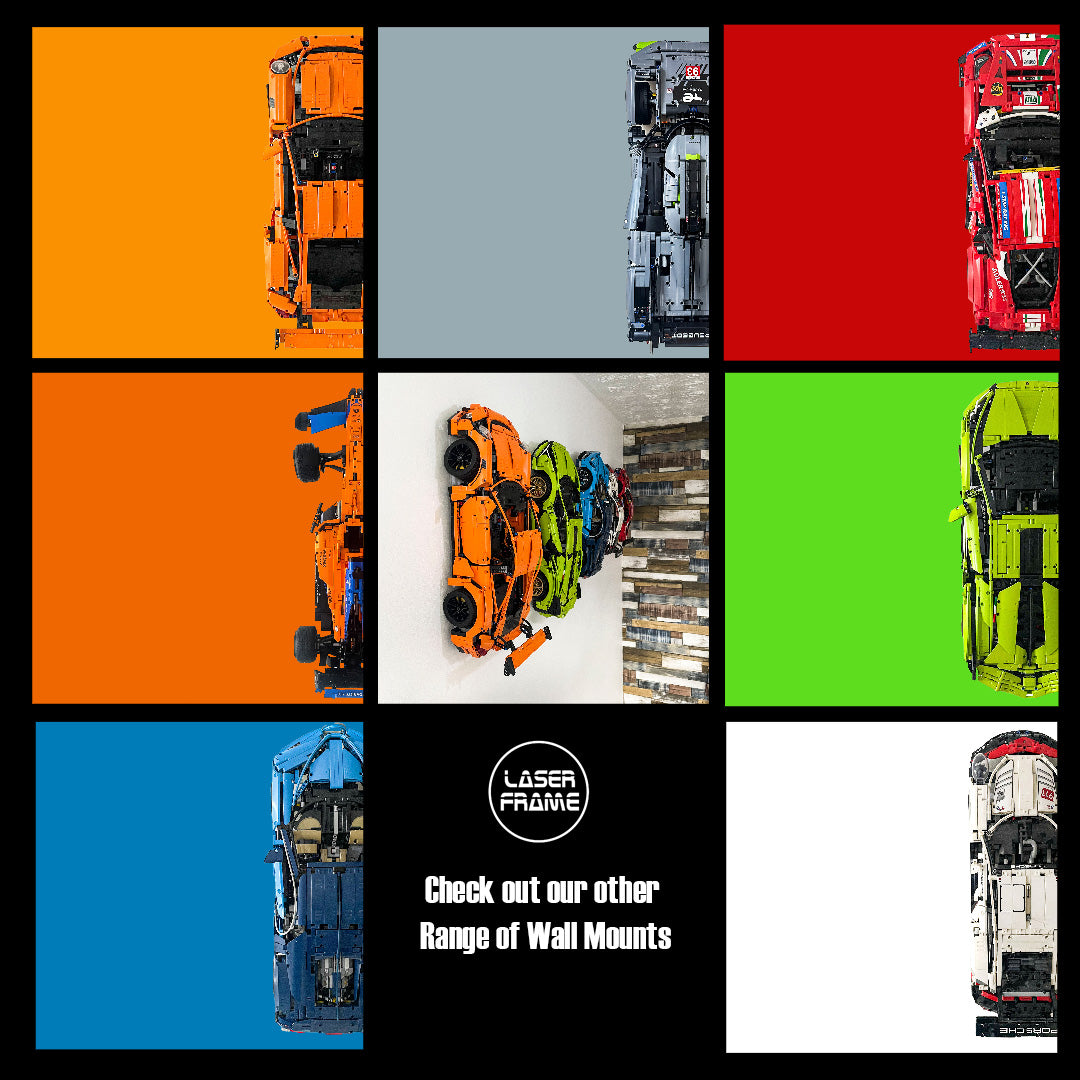 Wall mounted car stand For LEGO Technic™ Koenigsegg Sadair's Spear Megacar 42232