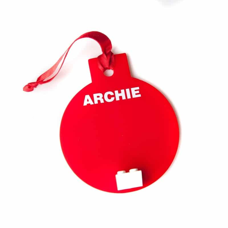 christmas minifigure bauble