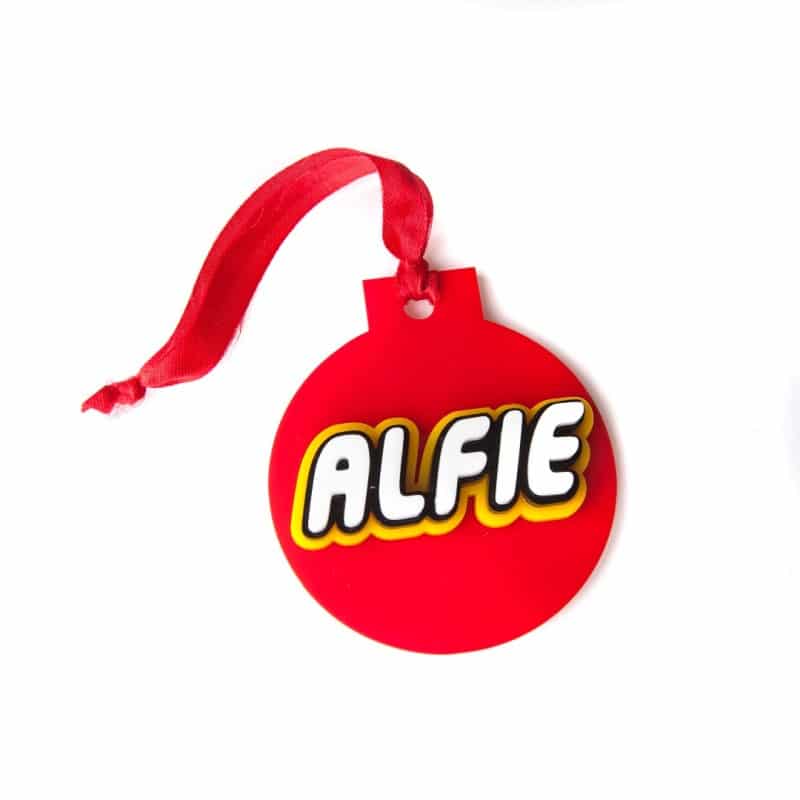 christmas personlised bauble