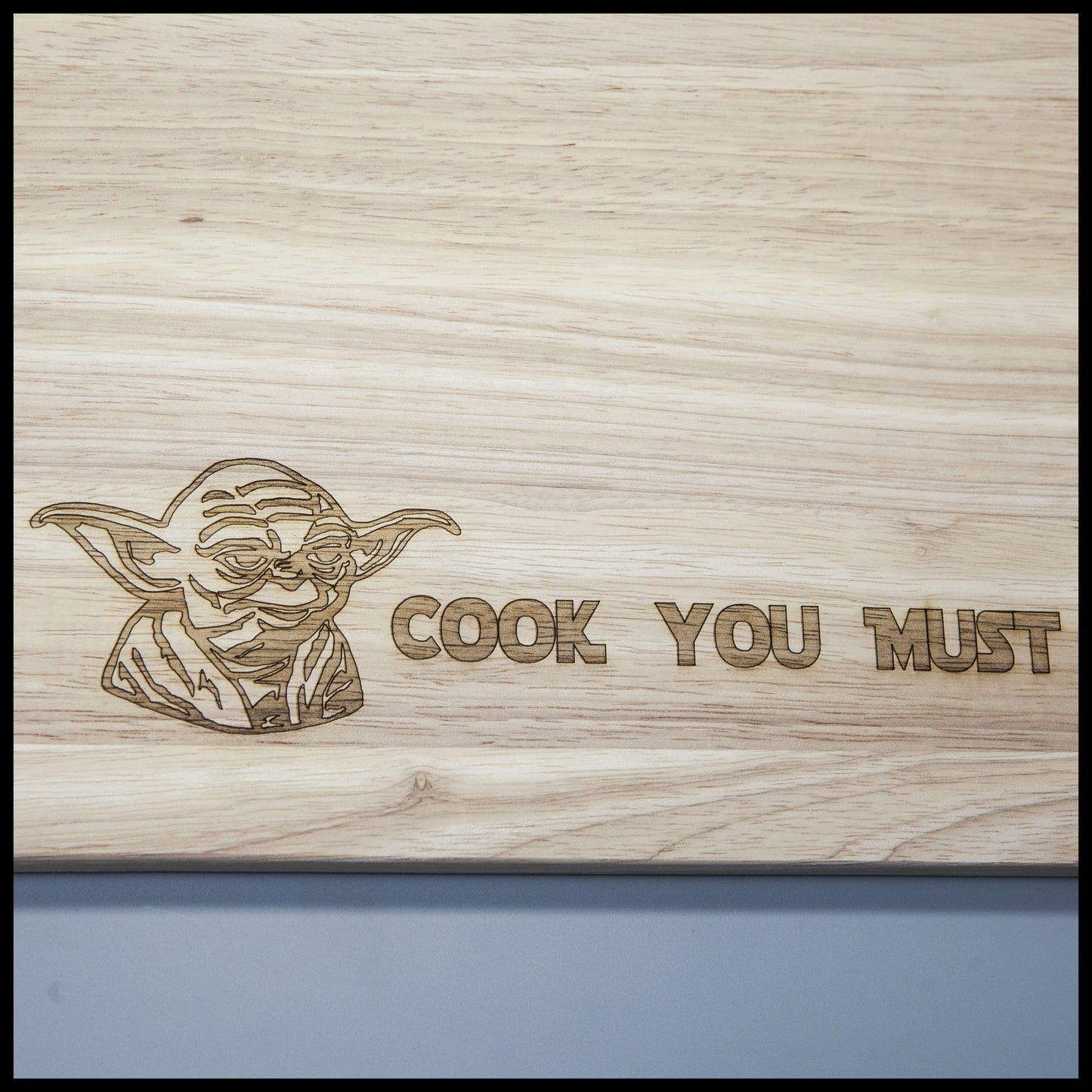 Cook You Must wooden chopping board