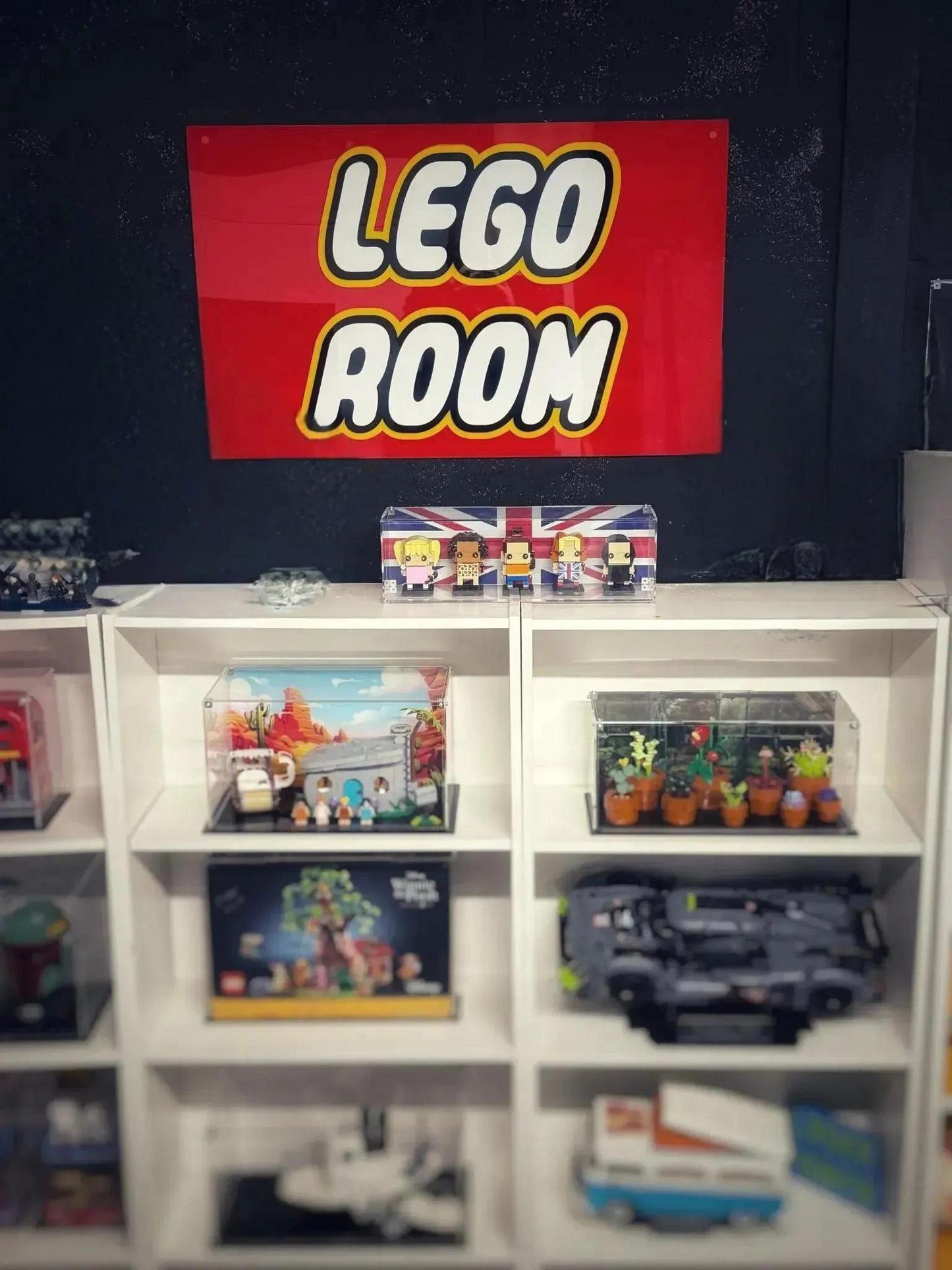 3D Stacked Acrylic LEGO Room sign