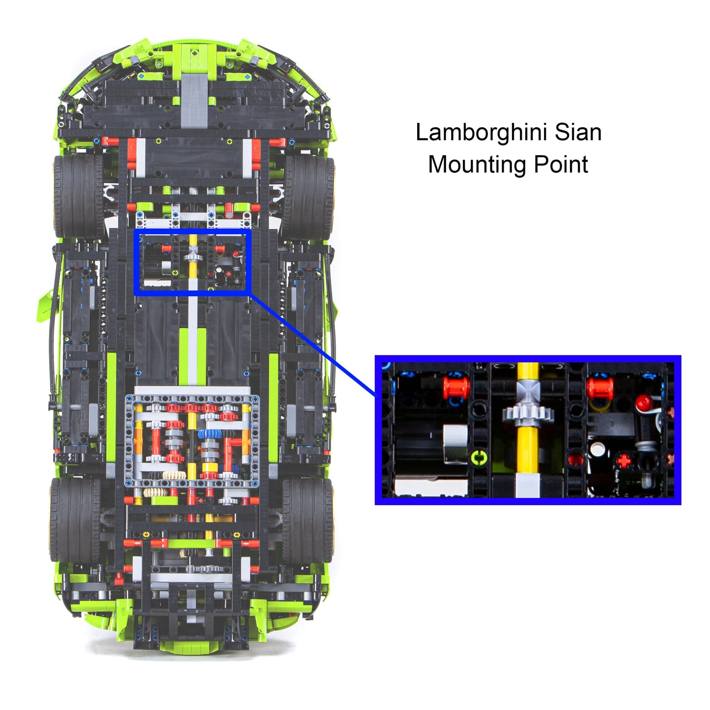 Wall mounted car stand For LEGO Lamborghini Sián FKP 37 42115