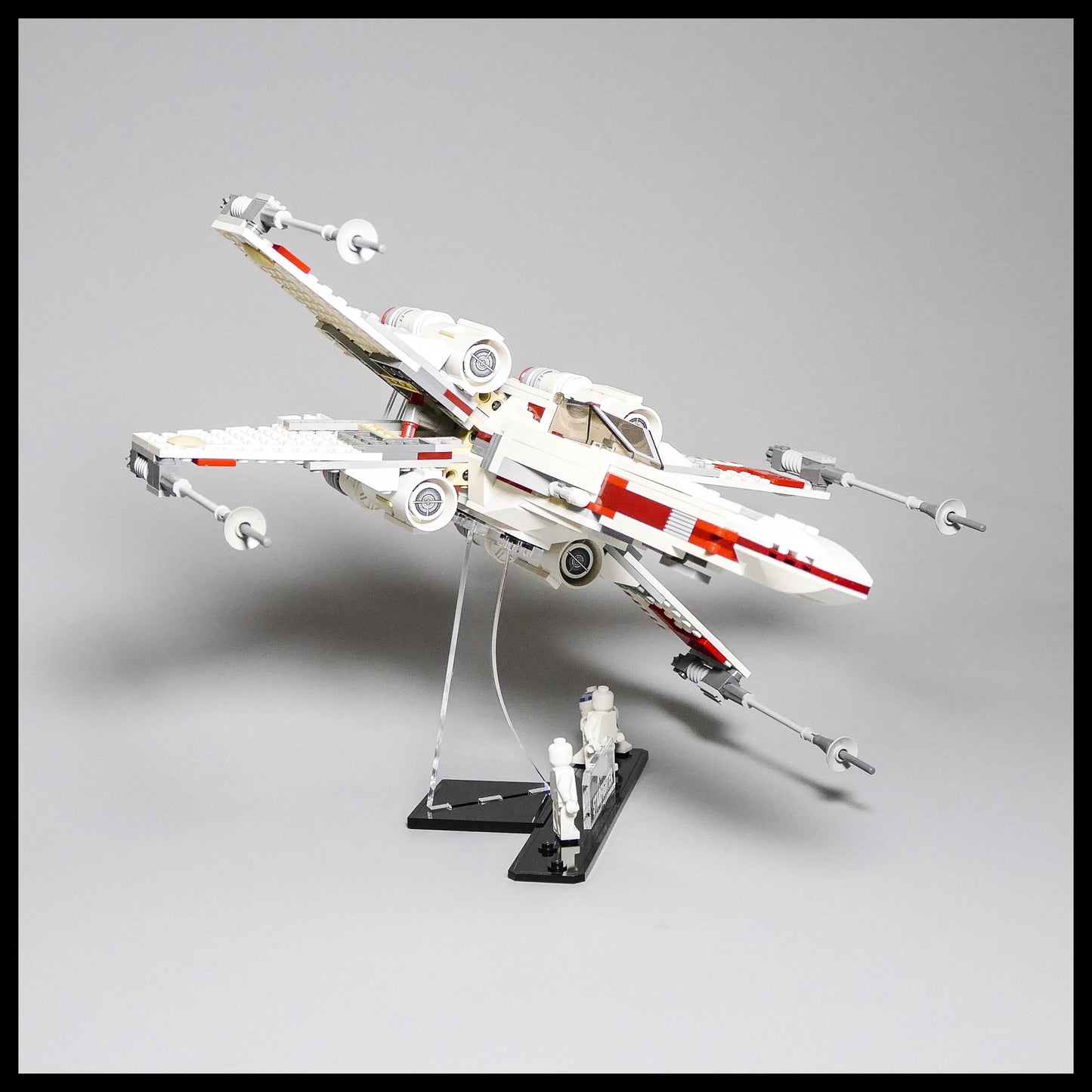 Acrylic Display Stand for LEGO X-Wing Starfighter (9493)