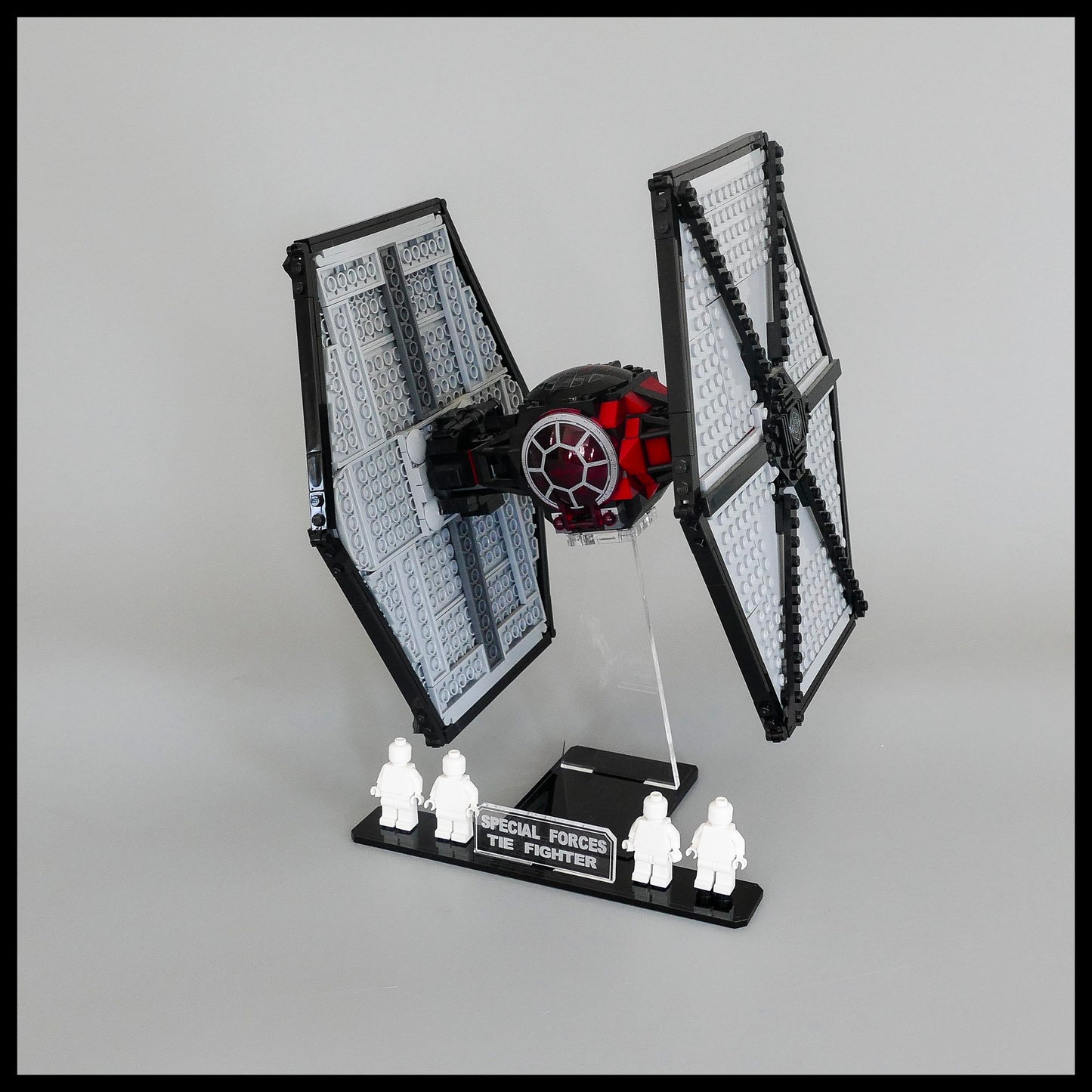 First Order Special Forces TIE Fighter Acrylic Display Stand 75101