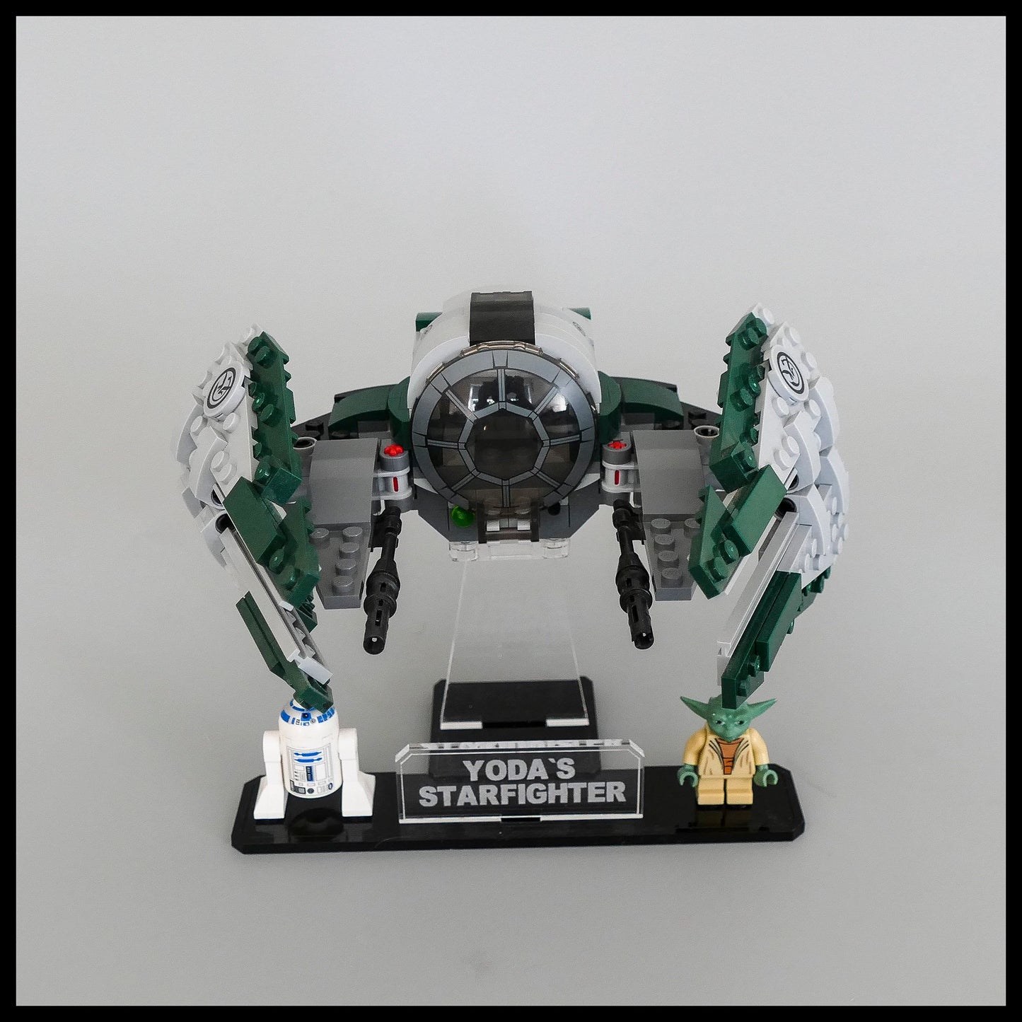 Acrylic Display Stand for LEGO Yoda Starfighter (75168)