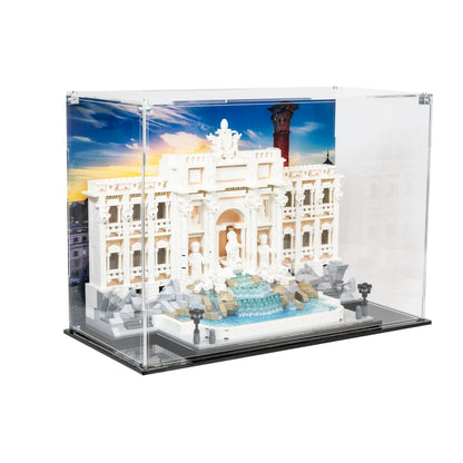 Premium Acrylic Display Case for LEGO Trevi Fountain 21062