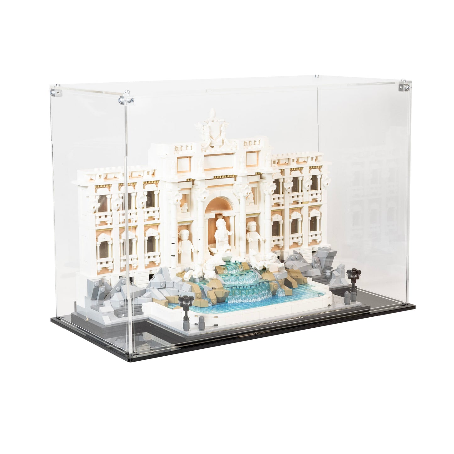 Premium Acrylic Display Case for LEGO Trevi Fountain 21062