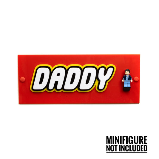 Dad/Daddy 3D Stacked Acrylic Name Plaque