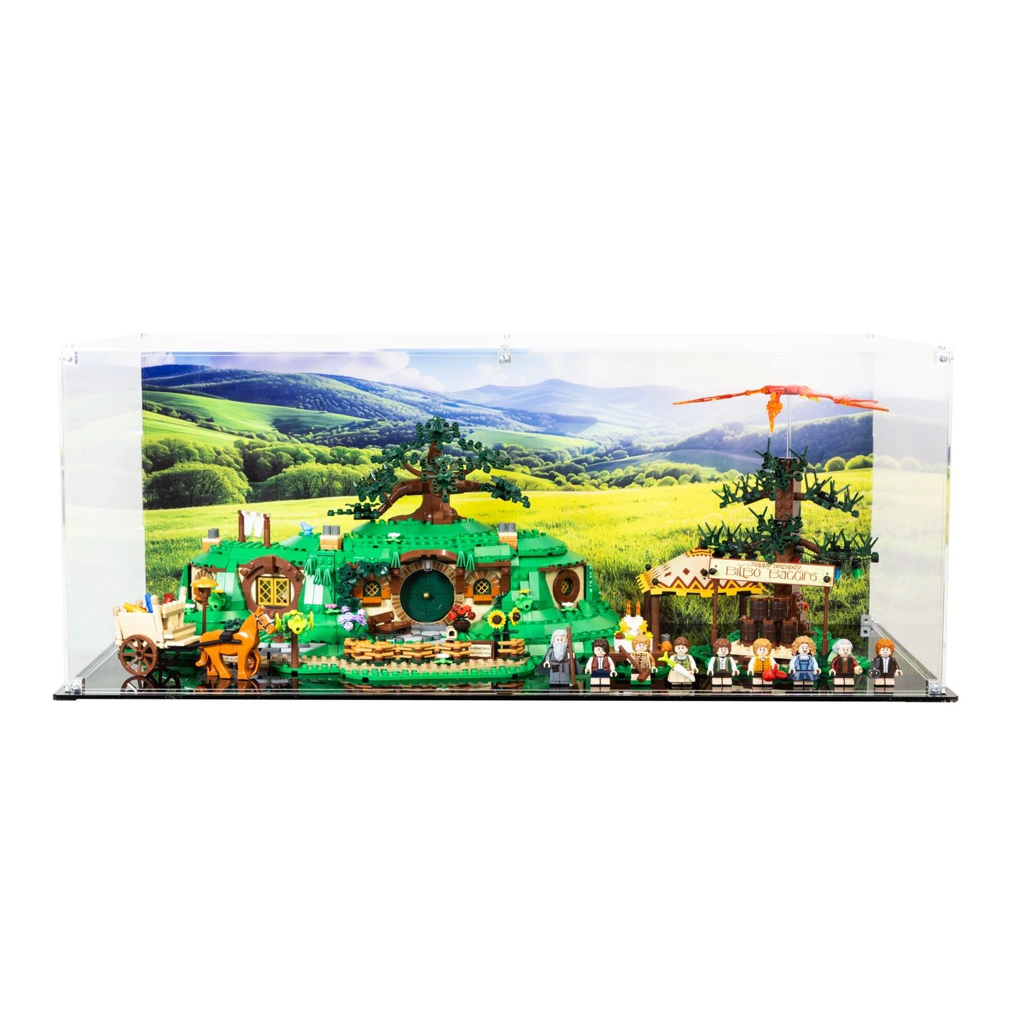 Premium Acrylic Display Case for LEGO LOTR: The Shire 10354